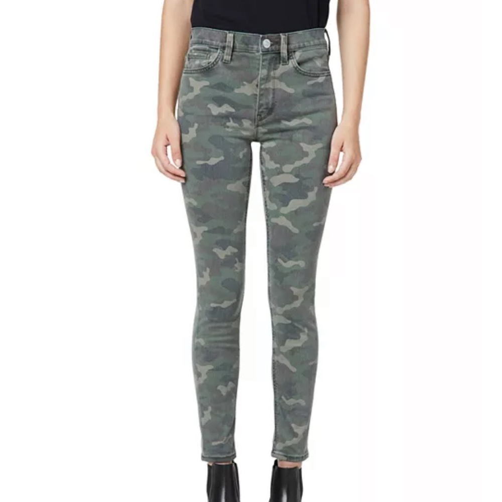 High Waisted Camo Skinny Jeans